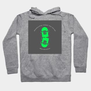 Skateboarding cheaper than therapy Hoodie